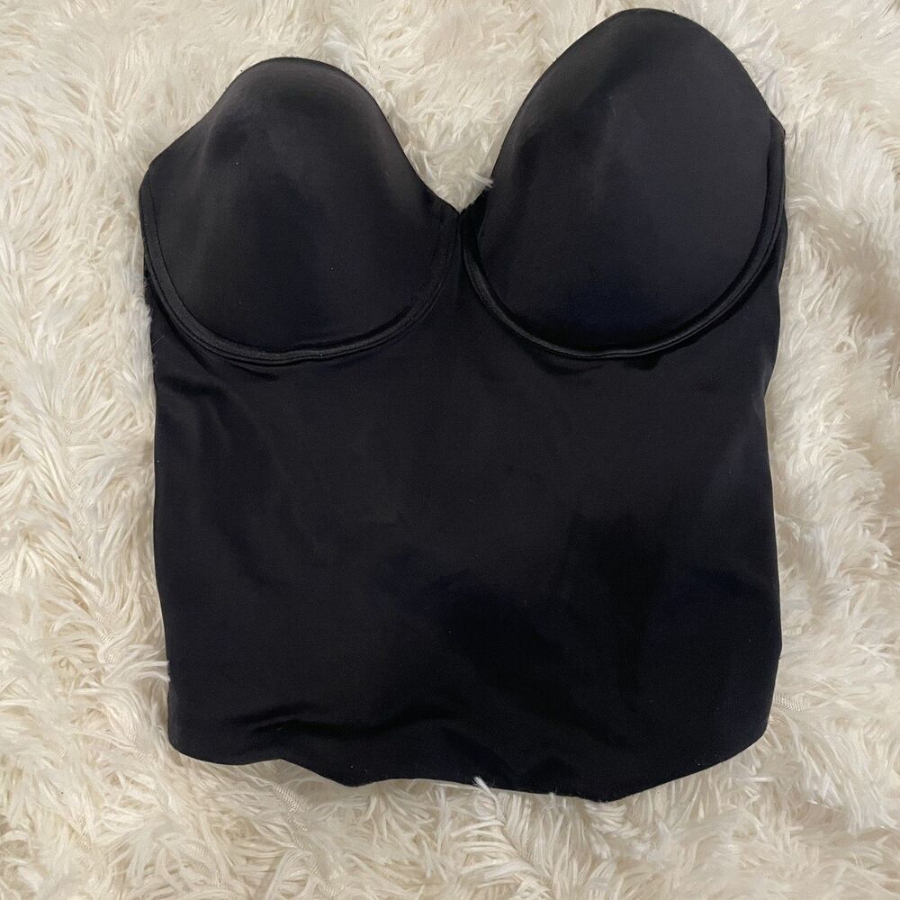 Maidenform Flexees Women's Shapewear Black Front Bustier #127701 36D